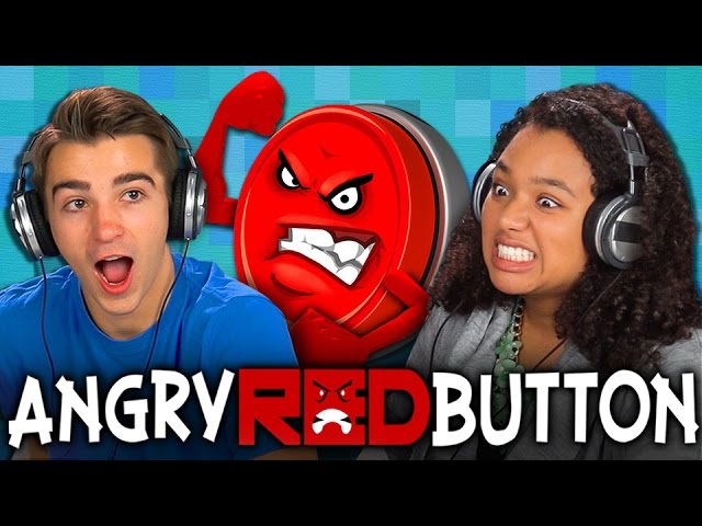 angry red button free online
