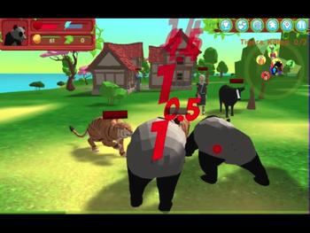 Panda Simulator 3D Game Level 1 Walkthrough 