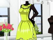 Laser Cut Leather Dress