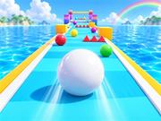 Rainbow Ball Runner 2048