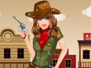 Barbie Western Dressup