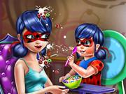 Ladybug Mommy Toddler Feed