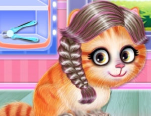 Kitty Salon Hair Game - Play Kitty Salon Hair Online for Free at YaksGames