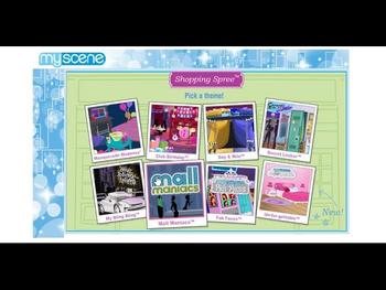 Playing: MyScene Shopping spree (old game) 