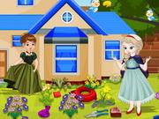 Frozen Babies Garden Cleaning