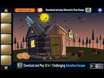 GFG Witch House Escape Walkthrough [GenieFunGames] 