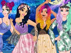 Princesses Night At The Seaside