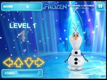 Olafs Fancy Footwork - Frozen Games Fan 