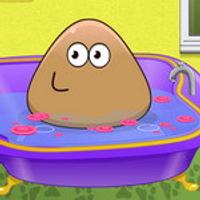 Pou Baby Bathing