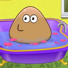 POU KITCHEN SLACKING jogo online no