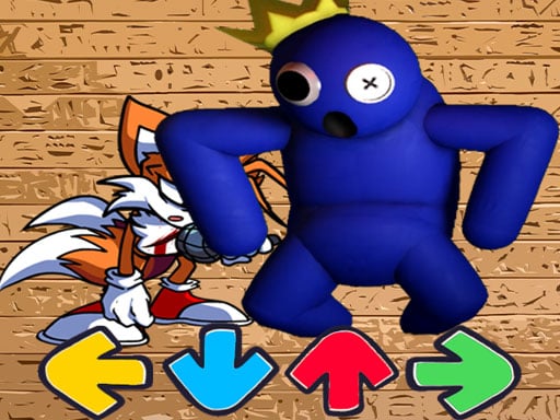 Download Rainbow Friends Blue FnF Game android on PC