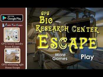 GFG Bio Research Center Escape Walkthrough [GenieFunGames] 