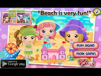 Baby Alice Beach Day Online Free Flash Game Videos GAMEPLAY 