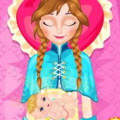 Jogo Elsa Baby Birth Caring