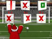 Santa kick Tac Toe