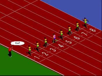 100M Sprinter game! Extreme finger tapping! 