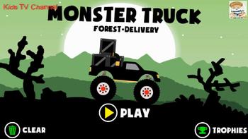 Monster Truck Forest Delivery Full Game Walkthrough (12-All Levels) - Halloween | Kids TV Channel 