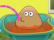 Pou Bathing