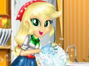 Applejack Great Cleaning
