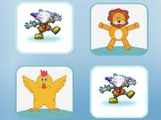 Happy Animals Memory Game