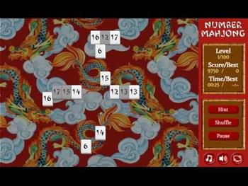 Game Number Mahjong 