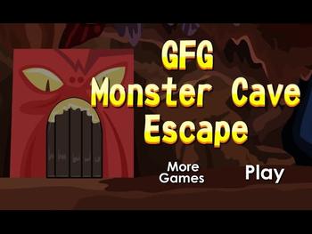 GFG Monster Cave Escape Walkthrough [GenieFunGames] 