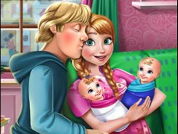 Anna Mommy Twins Birth: Anna Gives Birth To Twins! | Mommy Games | Kids Play Palace 