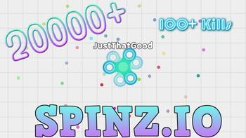SPINZ.IO - FIDGET SPINNER AGAR.IO | 20000RPM, 100+ score 