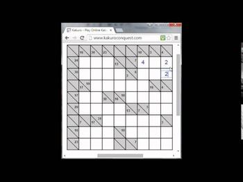 How to Kakuro 