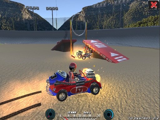 Demolition Cartoon Car Crash Derby Game - Play Demolition Cartoon Car