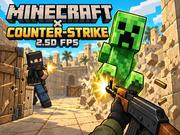 Minecraft &times; Counter Strike: 2.5D FPS