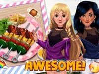 Jasmine And Rapunzel On Camping