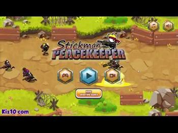 Stickman Peacekeeper - Game Walkthrough  Kiz10.com 
