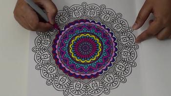 Color and Calm | Mandala coloring #1 - relaxing adult coloring 