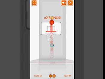 Swipe basketball game best score 166 