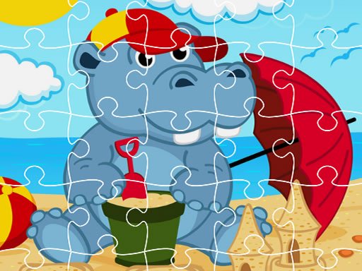 Hippo Jigsaw Game - Play Hippo Jigsaw Online for Free at YaksGames