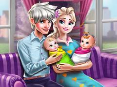 Elsa Twins Family Day