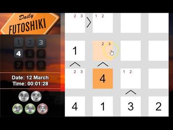 Game Daily Futoshiki 