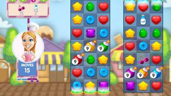 Sweet Sugar Match 3 Tool Kit. GAMEPLAY demo 