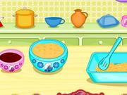 Smurfette Raspberry Cookie Bars