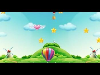 Little heart flying game best score 55 