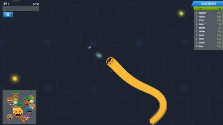 HAPPY SNAKES - Online Browser Game - 1ST PLACE 