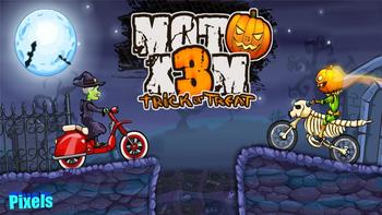 Moto X3M 6: Spooky Land
