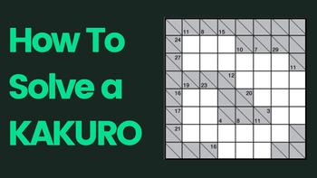 How to solve a KAKURO 