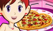 Valentine Pizza: Sara's Cooking Class