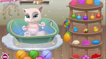 BABY ANGELA Bathing time ""BABY GAME PLAY 