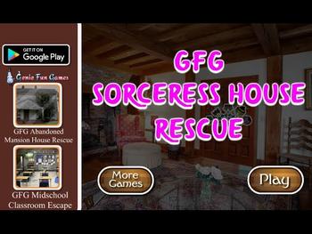 GFG Sorceress House Rescue Walkthrough [GenieFunGames] 