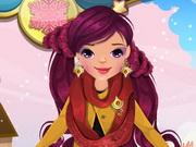 Winter Circle Scarf Dress Up