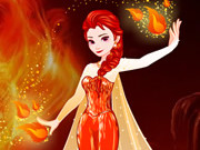 frozen elsa fire makeover