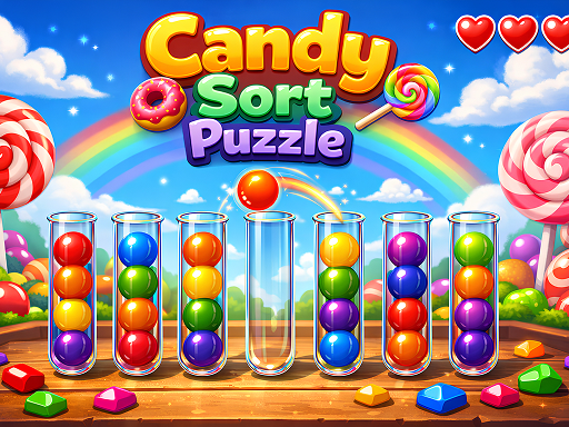 Candy Merge Sort Game - Play Candy Merge Sort Online for Free at YaksGames